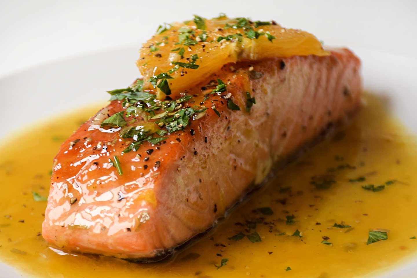 Orange Glazed Salmon - Bravabod